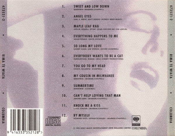 Rima Te Wiata : Rima Te Wiata (CD, Album)