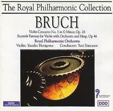 Max Bruch - Royal Philharmonic Orchestra, Yuri Simonov, Yuzuko Horigome : Violin Concerto No. 1 In G Minor, Op. 26 - Scottish Fantasy For Violin With Orchestra And Harp, Op. 46 (CD, Album)