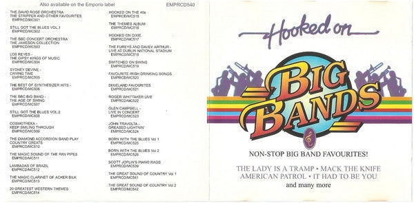 Joe "Fingers" Webster & The Swing Fever Big Band : Hooked On Big Bands (Non-Stop Big Band Favourites!) (CD, Album)
