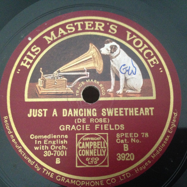 Gracie Fields : Granny's Little Old Skin Rug / Just A Dancing Sweetheart (Shellac, 10")