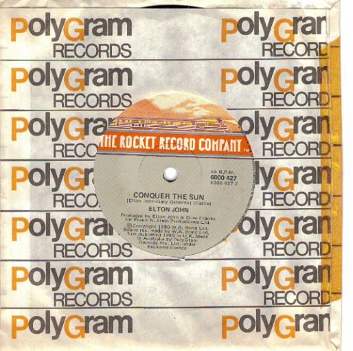Elton John : Little Jeannie (7", Single)