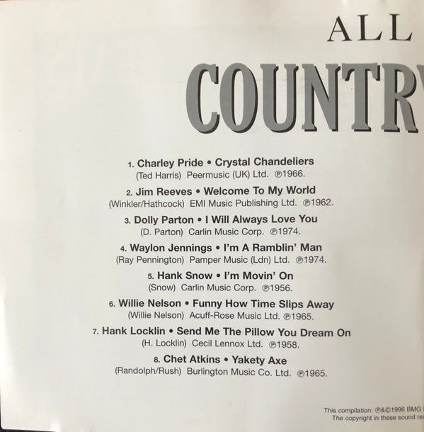 Various : All Time Country Greats (CD, Comp)
