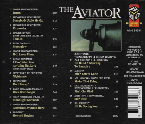 Various : The Aviator ( Music From The Motion Picture Soundtrack And Score ) (CD, Comp)