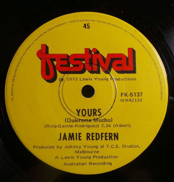 Jamie Redfern : Venus (7", Single)