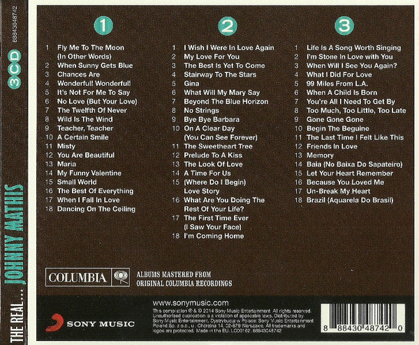 Johnny Mathis : The Real... Johnny Mathis (3xCD, Comp)