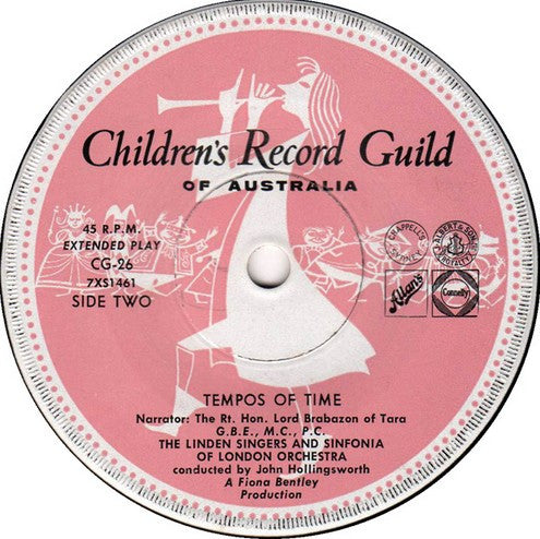 Various : Tempos Of Time (7", EP, Mono, Club, RE)