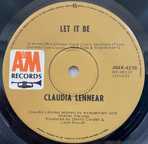 Leon Russell / Claudia Lennear : The Ballad Of Mad Dogs And Englishmen (7", Single)