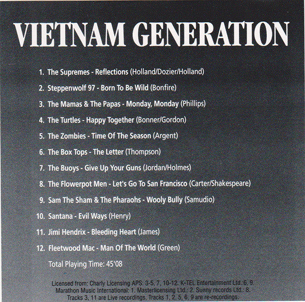 Various : Vietnam Generation (CD, Comp)