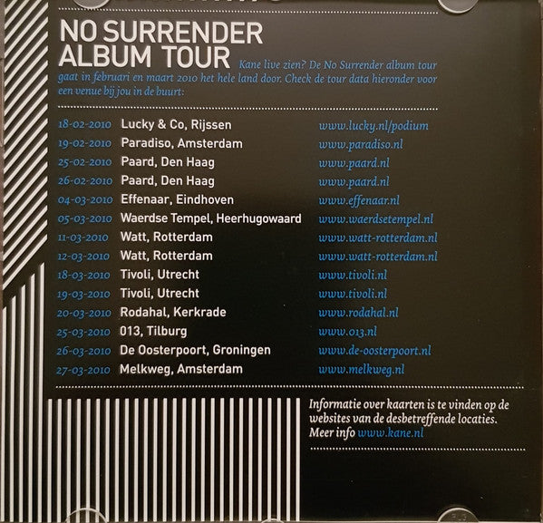 Kane (2) : No Surrender (CD, Album)