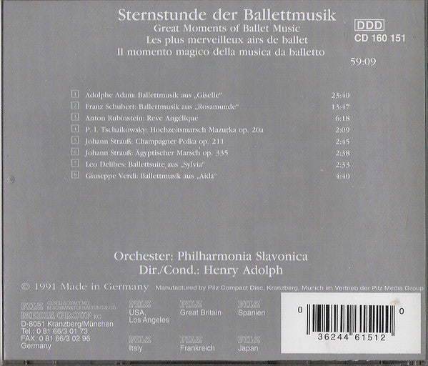 Philharmonia Slavonica, Henry Adolph : Sternstunde Der Ballettmusik (CD)