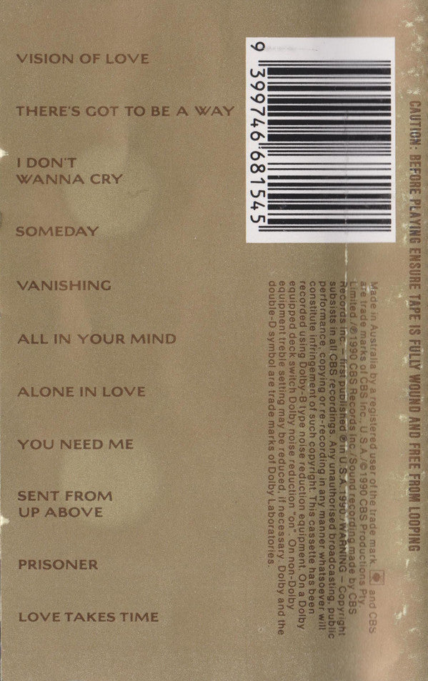 Mariah Carey : Mariah Carey (Cass, Album, Dol)