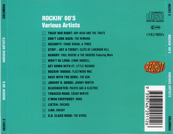 Various : Rockin' 60's (CD, Comp, RE)