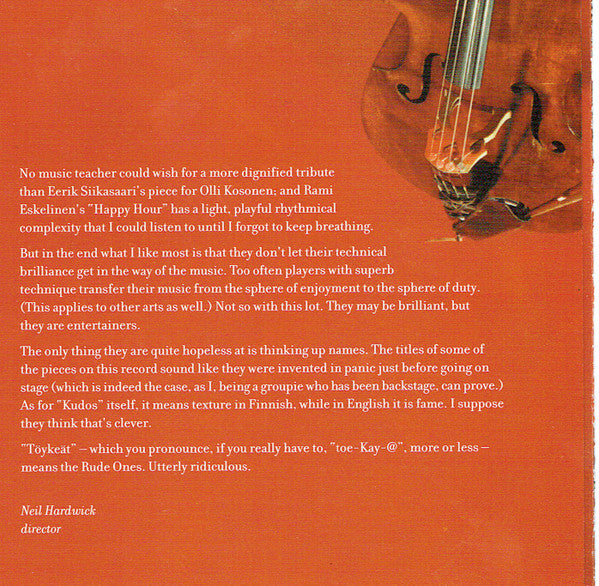 Trio Töykeät : Kudos (CD, Album)