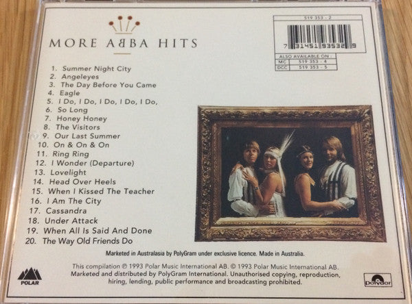ABBA : More ABBA Gold (More ABBA Hits) (CD, Comp, RM)