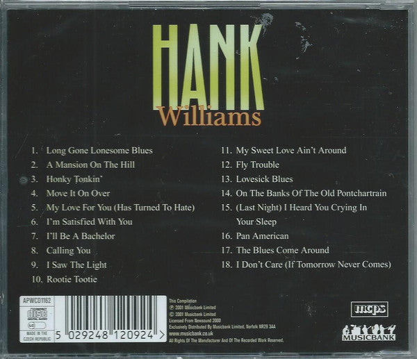 Hank Williams : Hank Williams (CD, Album, Comp)