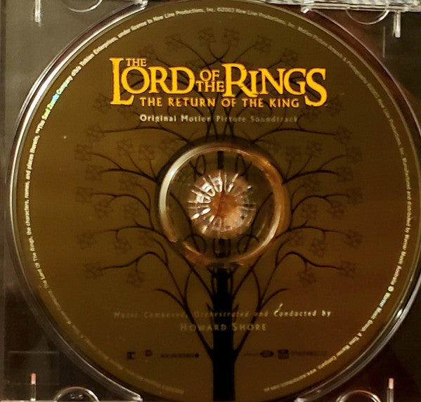 Howard Shore : The Lord Of The Rings: The Return Of The King (CD, Album, Enh, Gol)