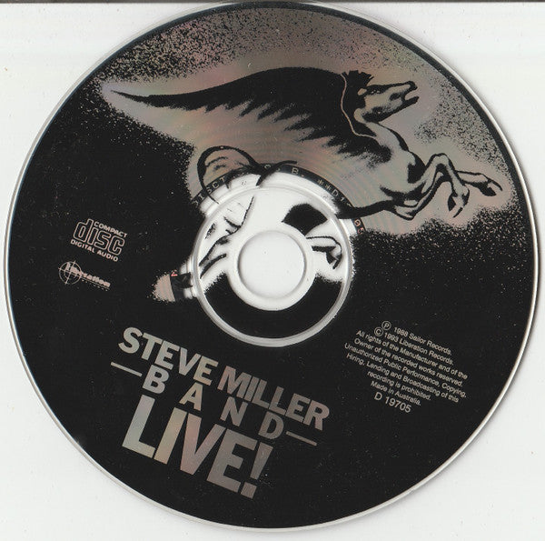 Steve Miller Band : Live! (CD, Album, RE)