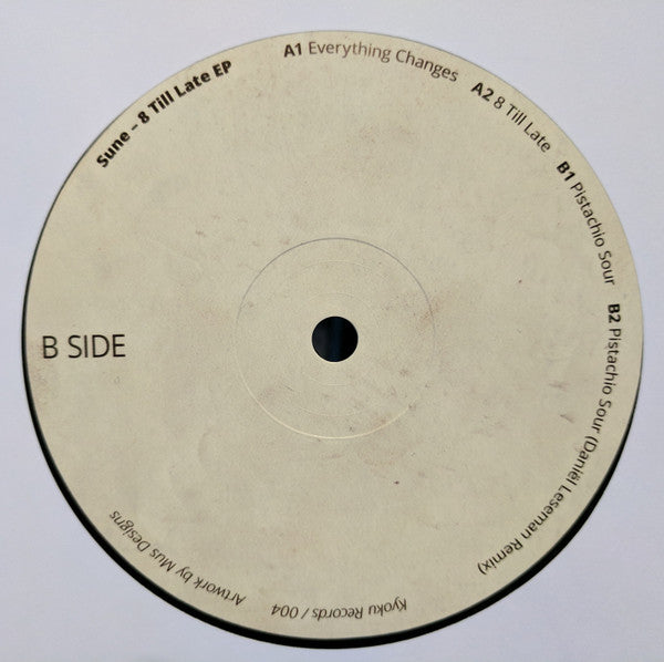 Sune : 8 Till Late EP (12", EP, Ltd)