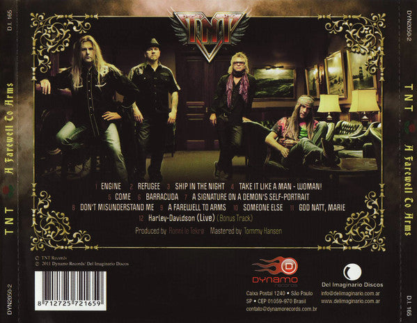 TNT (15) : A Farewell To Arms (CD, Album)