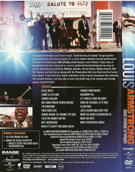 Louis Armstrong : Good Evening Ev'rybody (DVD-V)