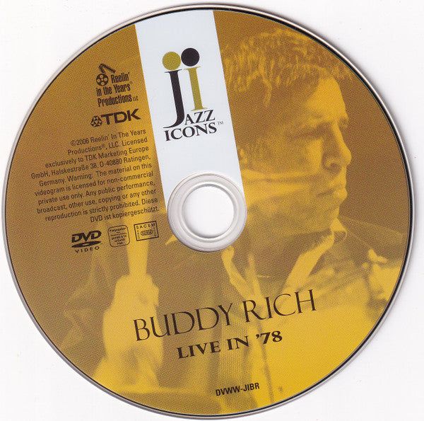 Buddy Rich : Live In '78 (DVD-V, Mono, NTSC, All)