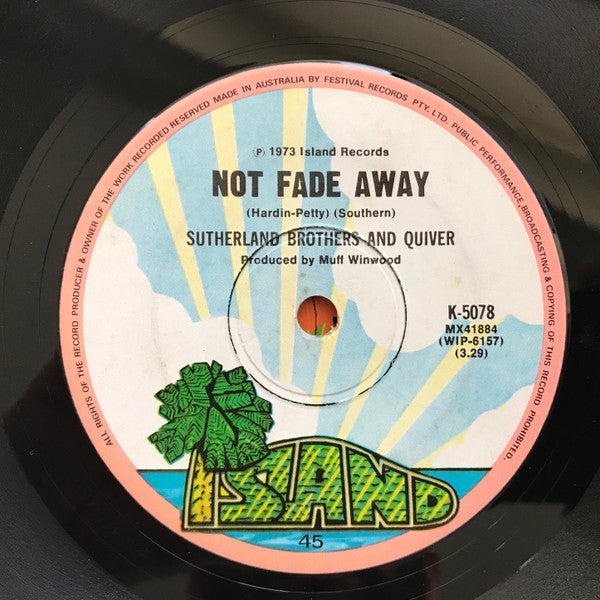 Sutherland Brothers And Quiver : (I Don't Wanna Love You But) You Got Me Anyway (7", Single)