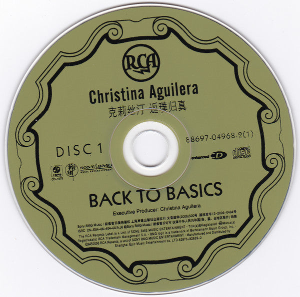 Christina Aguilera : Back To Basics (CD, Album + CD, Album, Enh)