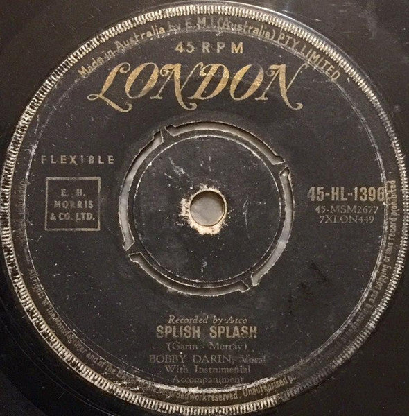 Bobby Darin : Splish Splash (7", Single)