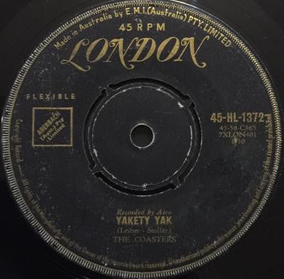 The Coasters : Yakety Yak / Zing! Went The Strings Of My Heart (7", Single)