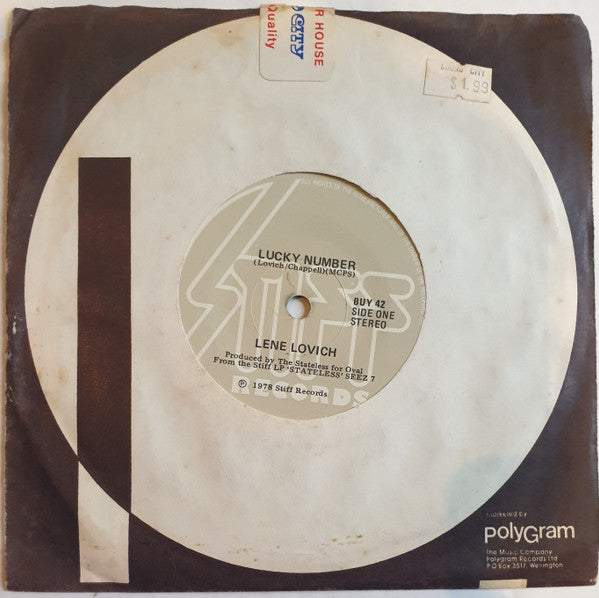 Lene Lovich : Lucky Number (7", Single)