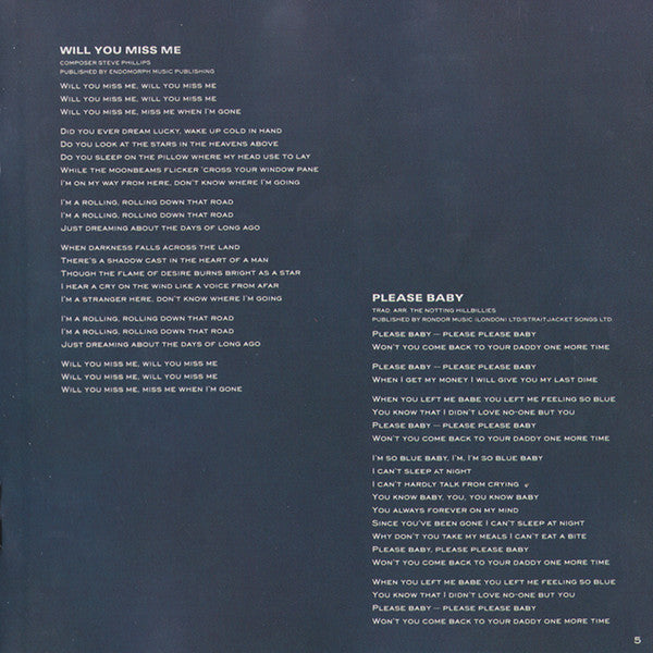 The Notting Hillbillies : Missing...Presumed Having A Good Time (CD, Album, RE)