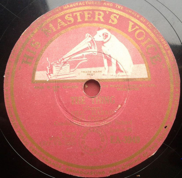 Phil Harris : Goofus / The Thing (Shellac, 10")