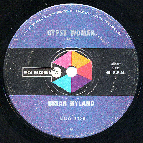 Brian Hyland : Gypsy Woman / You And Me (7", Single)