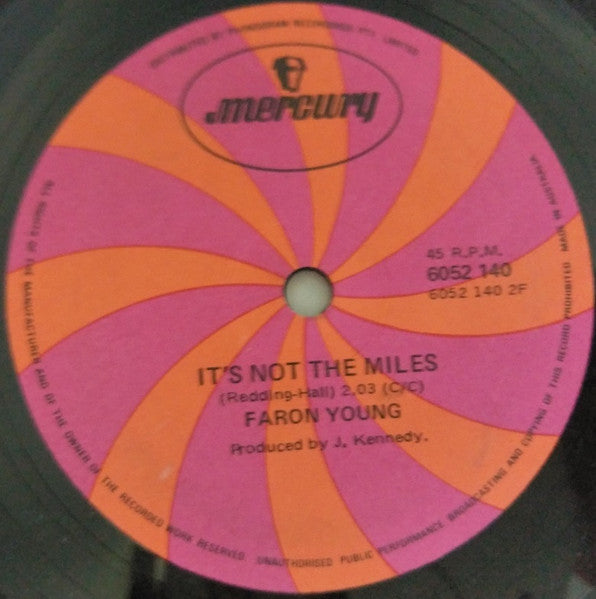 Faron Young : It's Four In The Morning (7", Single)