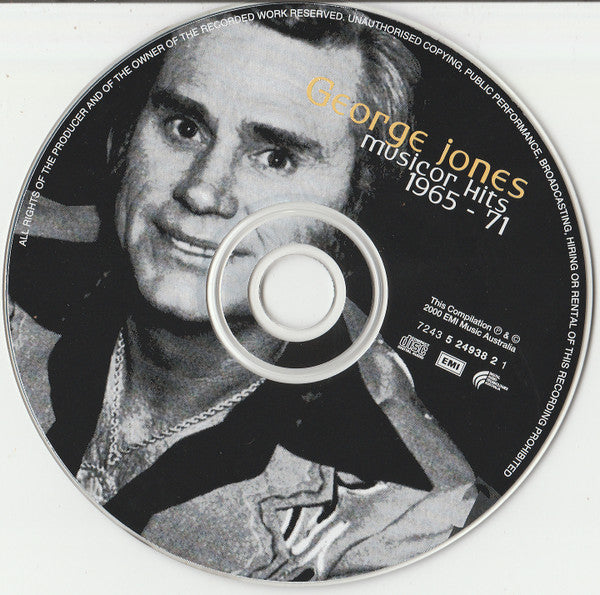 George Jones (2) : Musicor Hits 1965-71 (CD, Comp)
