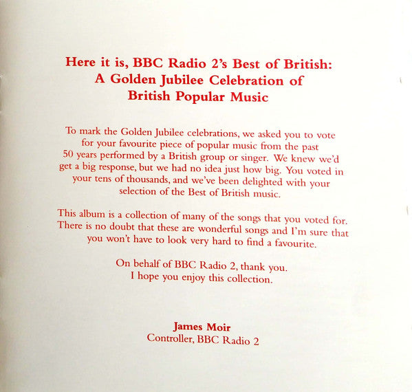 Various : Best Of British - 50 Golden Years Of British Popular Music (2xCD, Comp)