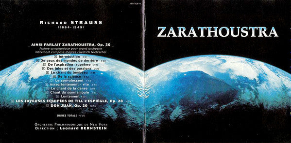 Richard Strauss : Zarathoustra (CD, Comp)