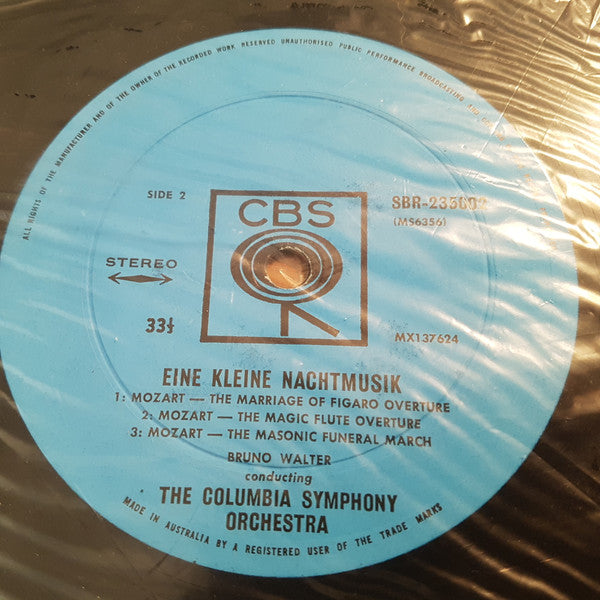 Bruno Walter, The Columbia Symphony Orchestra* : Eine Kleine Nachtmusik (LP, Album)