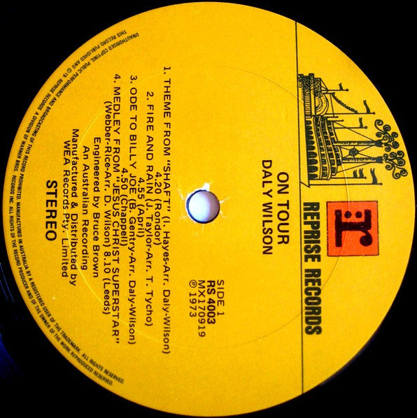 Daly-Wilson Big Band : On Tour (LP, Album)