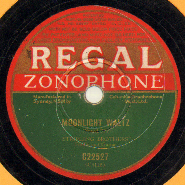 Stripling Brothers : Red River Waltz / Moonlight Waltz (Shellac, 10")