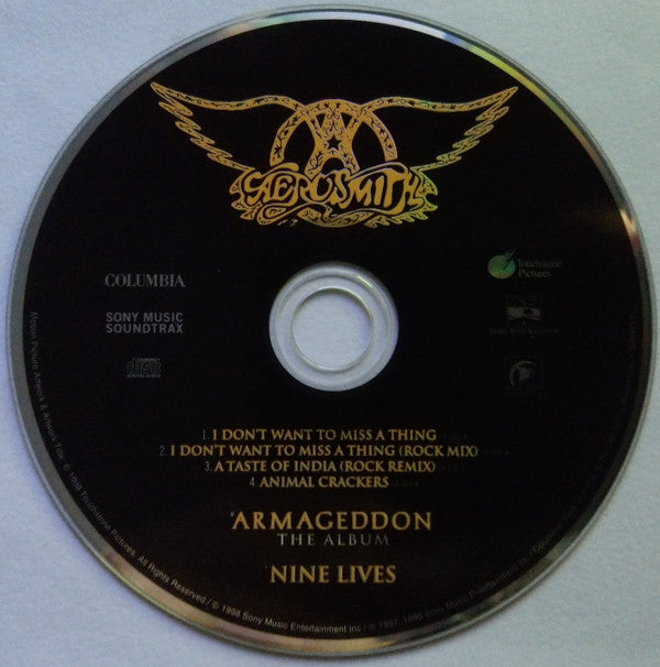 Aerosmith : I Don't Want To Miss A Thing (CD, Single)