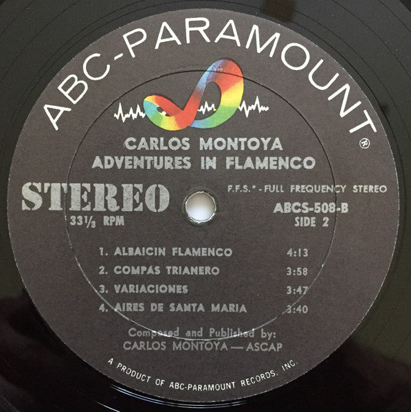 Carlos Montoya : Adventures In Flamenco (LP, Album)