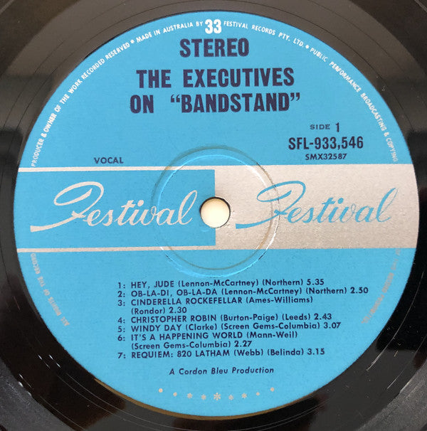 The Executives (3) : On "Bandstand" (LP, Album)