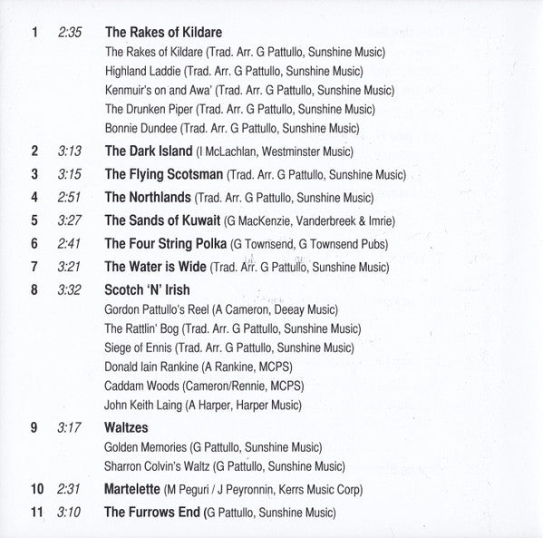 Gordon Pattullo : The Very Best Of Gordon Pattullo (CD, Album)