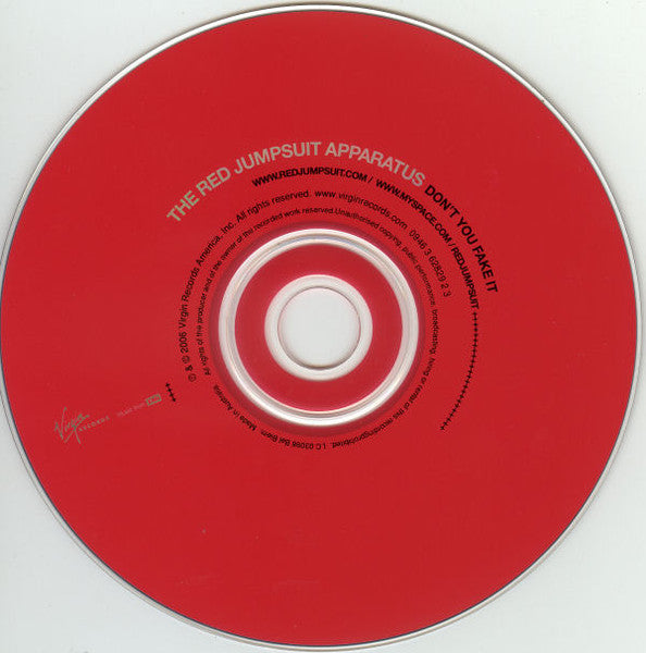 The Red Jumpsuit Apparatus : Don't You Fake It (CD, Album)
