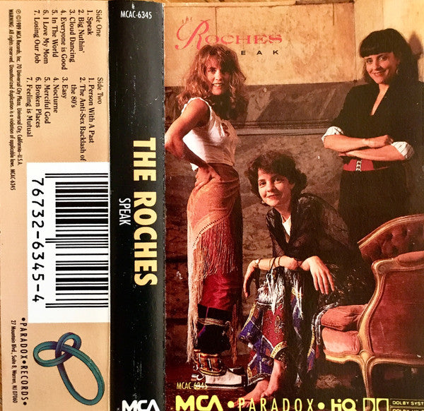 The Roches : Speak (Cass, Album)