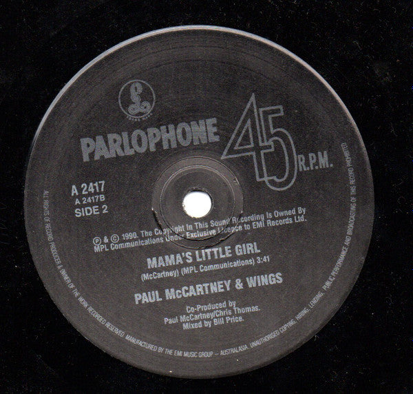 Paul McCartney : Put It There (7", Single)