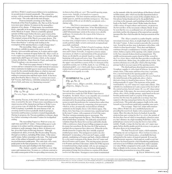 Charles-Marie Widor, Arthur Wills, Jane Parker-Smith, Graham Steed : The Complete Organ Symphonies Vol 1 (Symphonies 1-5) (4xLP + Box)