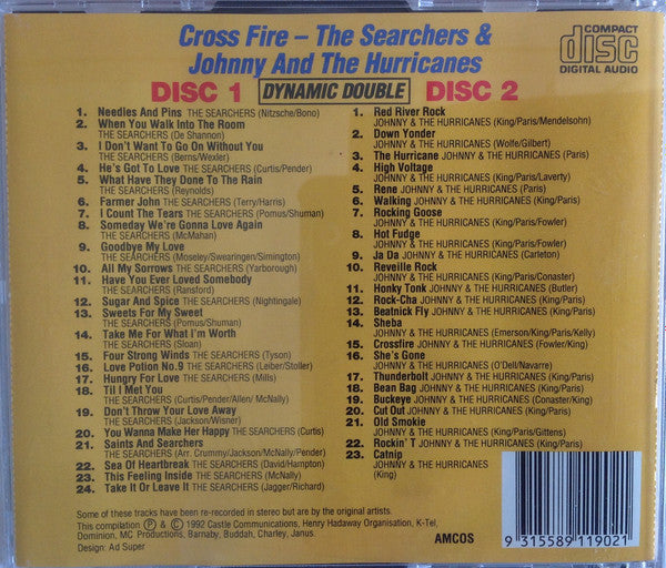 The Searchers & Johnny And The Hurricanes : Crossfire (2xCD, Comp)