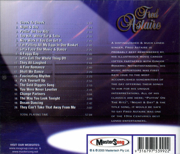 Fred Astaire : Top Hat, White Tie & Tails (CD, Comp)